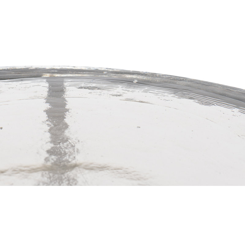 Dorsey Glass End Table, 22" H x 23" W x 22" D