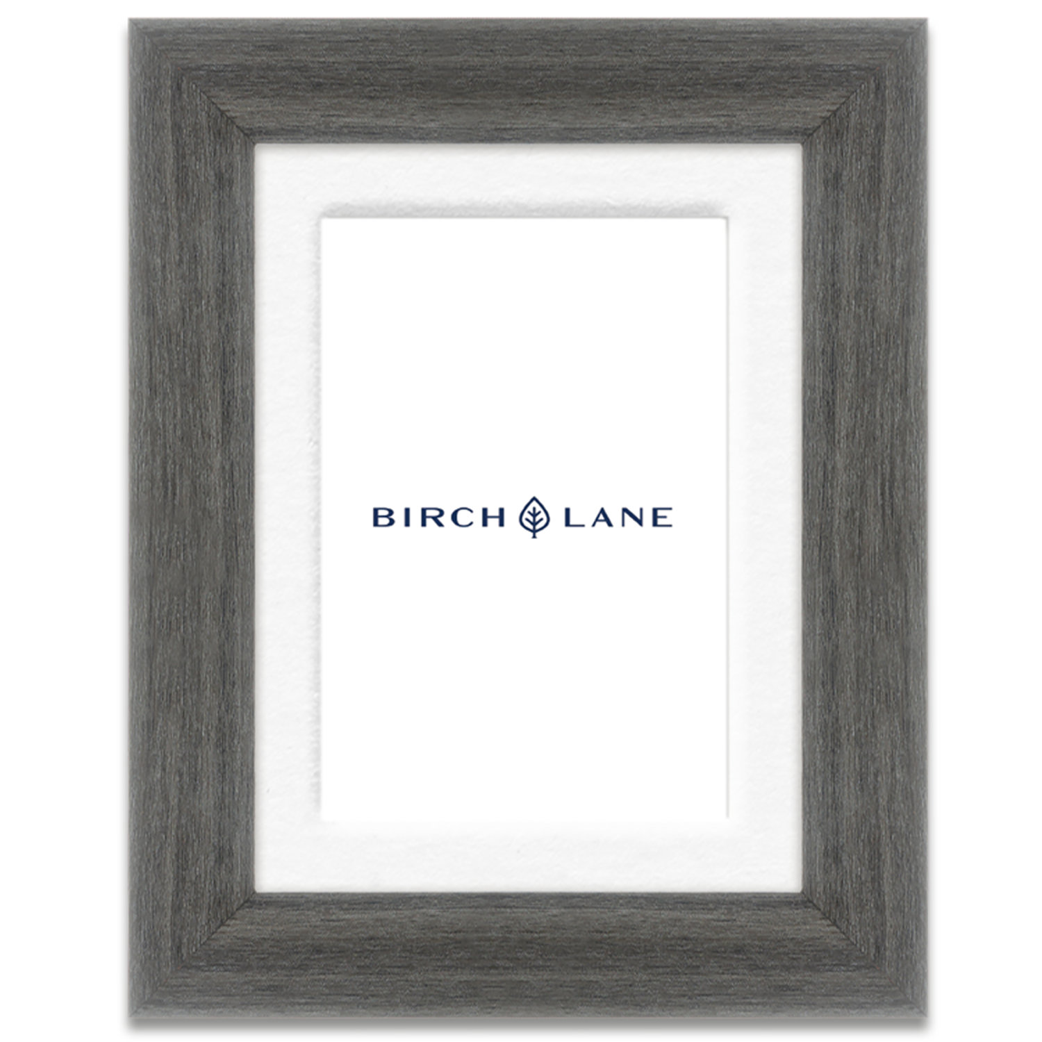 Arkhurst Wood Picture Frame with Mat, Gray, 5" x 7", 11" x 14"