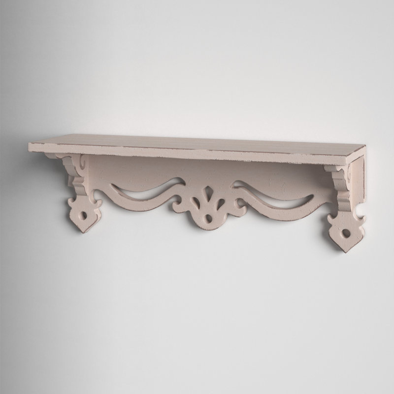 Everly Floating Shelf with Live Edge