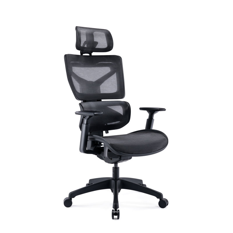 Chaise de bureau en coton Marcijona