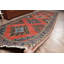 Tapis de couloir classique classique en laine rouge Anatolian idéal pour les escaliers et les couloirs avec un design turc rétro