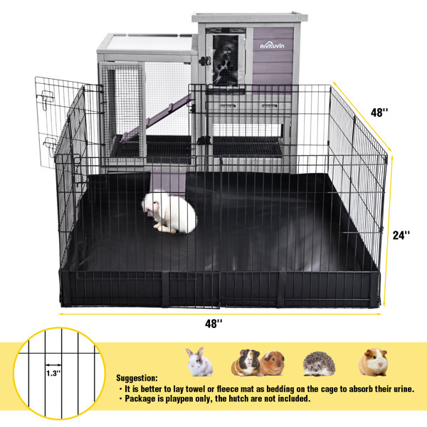 Waterproof Playpen Mat for Pets/Dogs/Guinea  Pigs/Animals/Rabbits/Puppies/Bunnies, Dog Pen Mat, Floor Mat for Dog Crate  Kennel Cage Playpen, Dog Cage