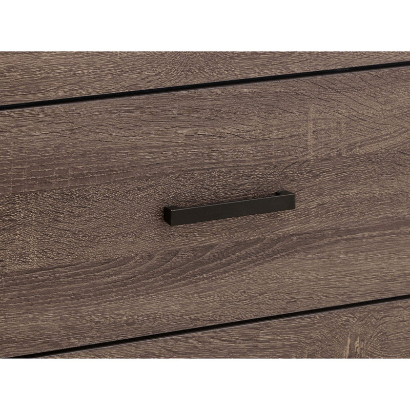 Commode rectangulaire 4 tiroirs Barrel, Chêne