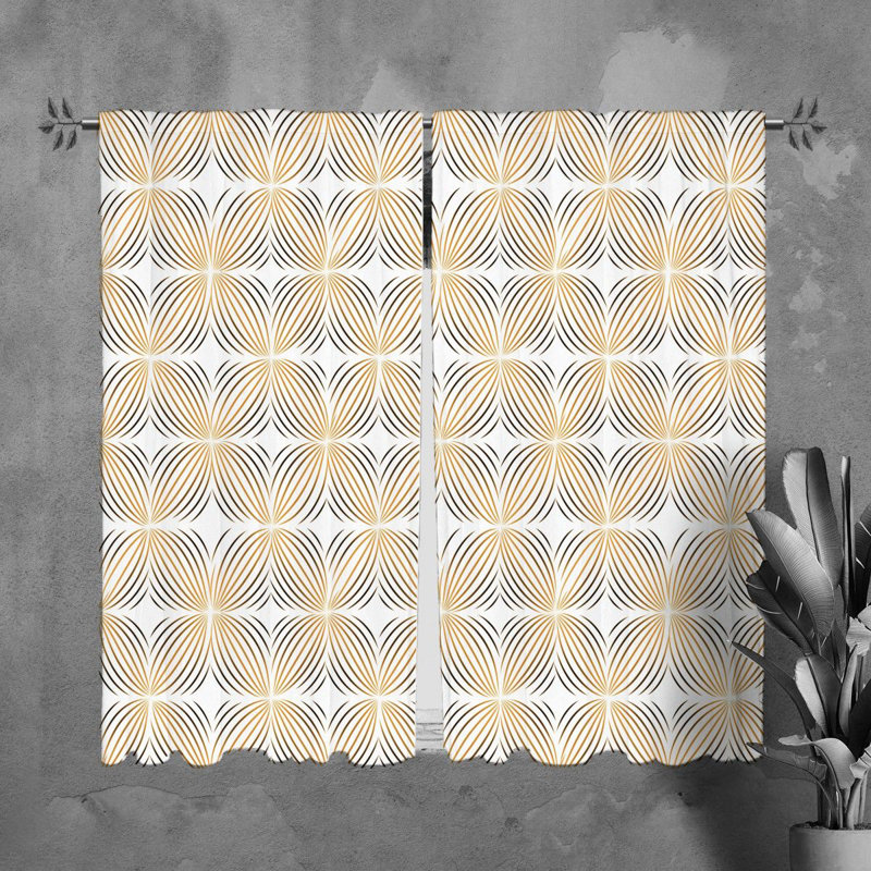Paire de rideaux obscurcissant en polyester Kalief, L 40 po x L 61 po