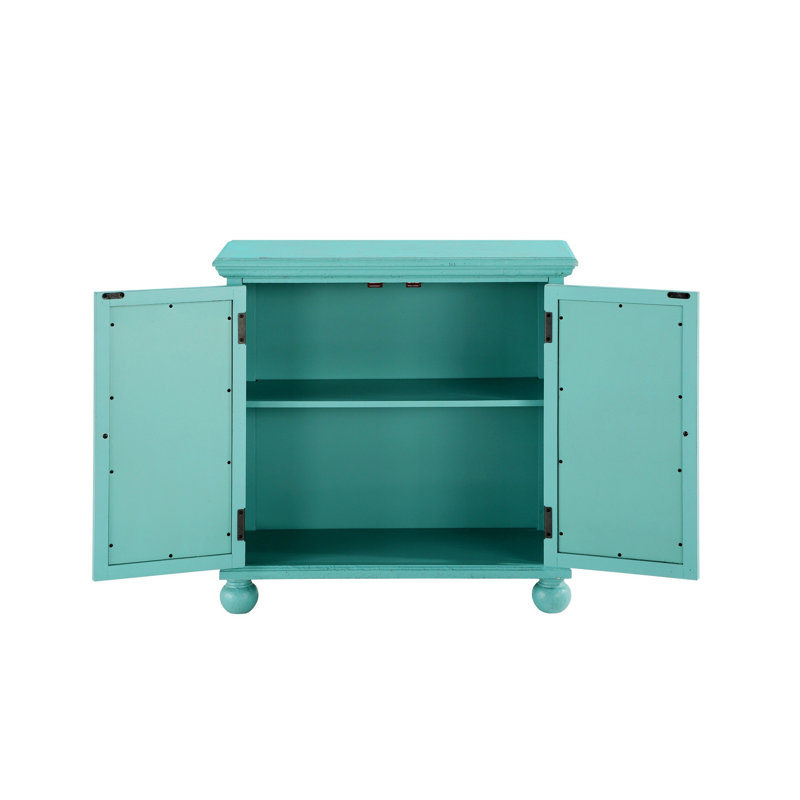 Armoire de rangement classique 1 pièce Colusa, Aqua antique