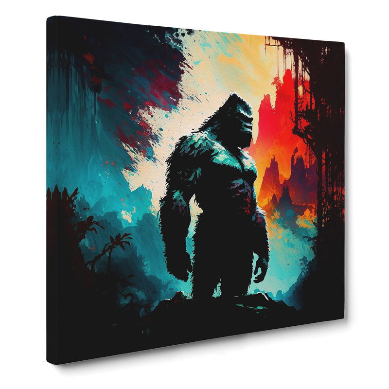 King Kong Palette Knife Painting No.2 - No Frame Print