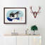 Hawk in Flight by Katsushika Hokusai - Picture Frame Painting Print-55580336-55580335