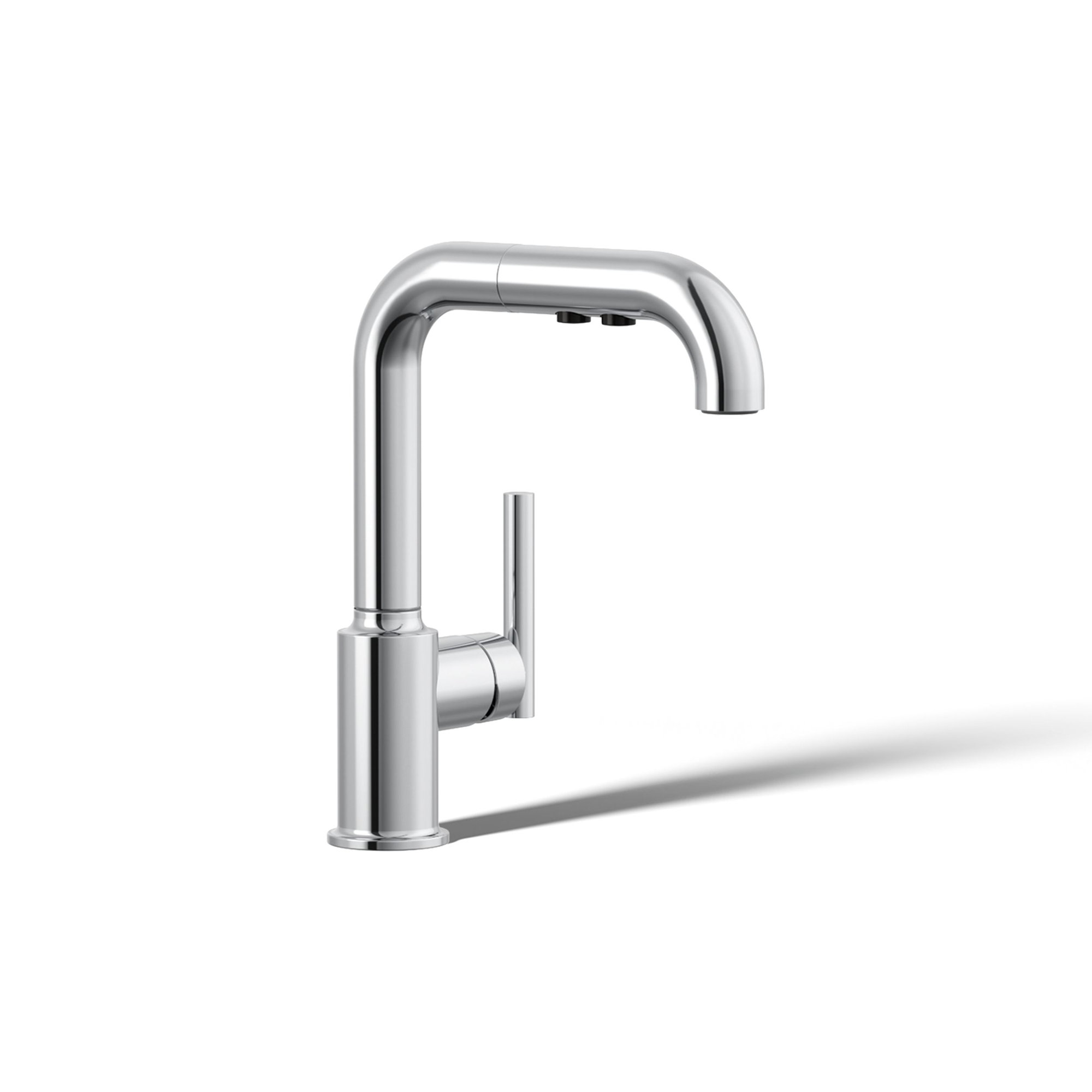 Purist Single Handle Kitchen Faucet, Polished Chrome