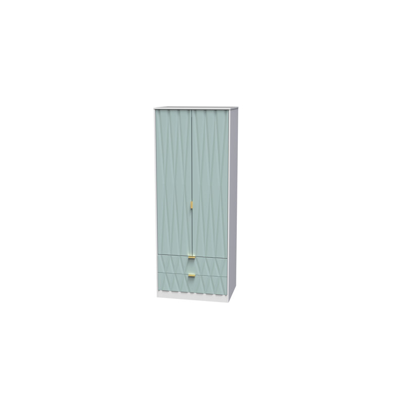Baturhan Manufactured Wood Wardrobe, Duck/White