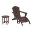 Chaise Adirondack en plastique avec repose-pieds Geoff-1551156176