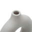 Branach Nordic Style Ceramic Round Vase in White-1818979624