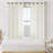 Neutral Curtains For Living Room,Floral Pattern Linen Sheer Country Boho Block Print Farm House Curtains 2 Panels Set-109692460-109692466