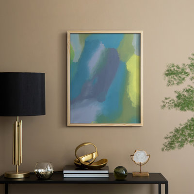 «Lost in Memories I», reproduction encadrée - bois massif
