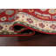 Tapis oriental à motif géométrique à motif de légumes Kazak noué à la main 4 x 6
