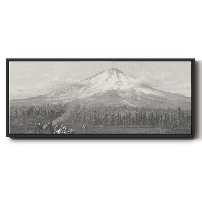 Mount Shasta- Framed Canvas