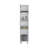 Bugsy Single Storage Cabinet, Molekeede, White, Width X 15,7