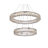 Steveson 2-Light Crystal Oval LED Chandelier-1483814328-1523756121