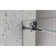 Frameless One Fixed And One Shifted Shower Door, 70MM 304 Stainless Steel Large Pulleys With Adjustable Soft Closing Function,With Nano Easy Cleaning And Stick Explosion-Proof Menbrance