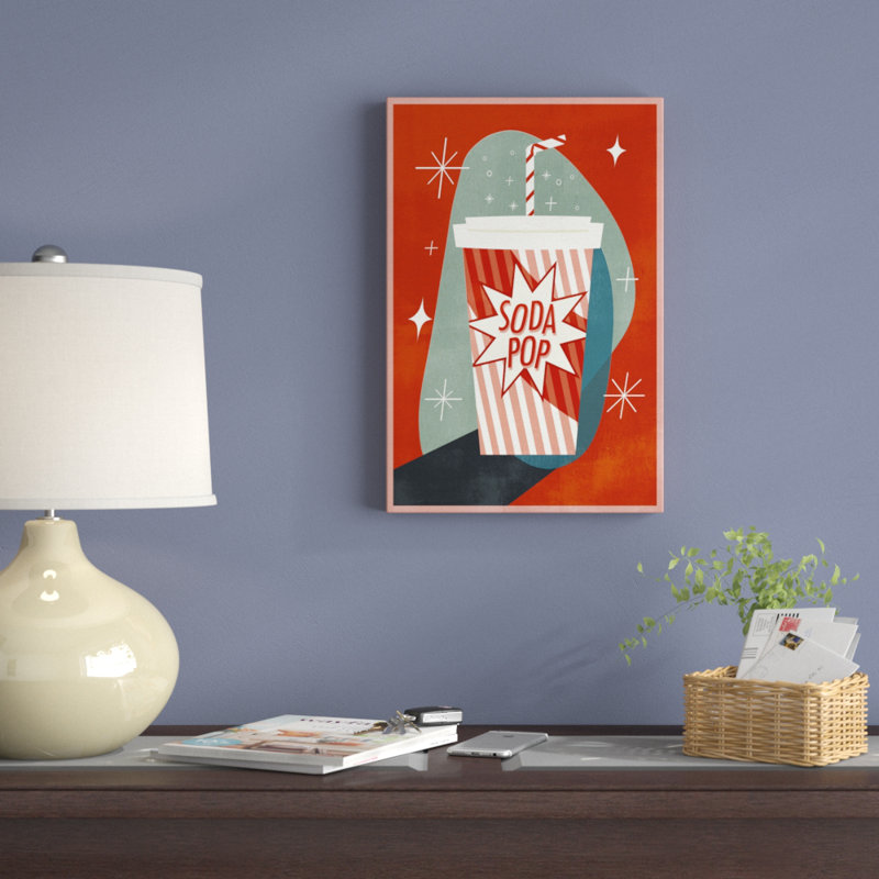 «Retro Refreshments II» par Victoria Borges, reproduction d'art sur toile, H 18 po x l 12 po, Toile tendue