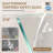 44"-48" W X 76" H Frameless Sliding Shower Door, Chrome Shower Screen, 5/16" (8Mm) Clear Tempered Glass With Explosion-Proof Film-121059975