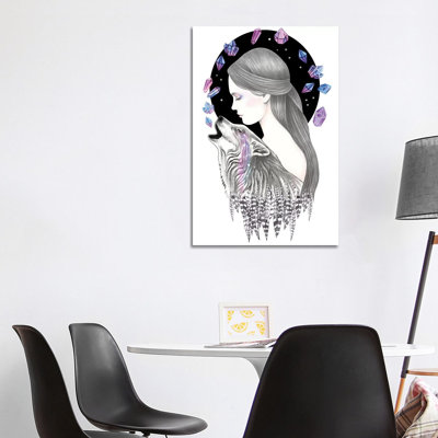 Crystal 1 Piece Wrapped Canvas Wall Art