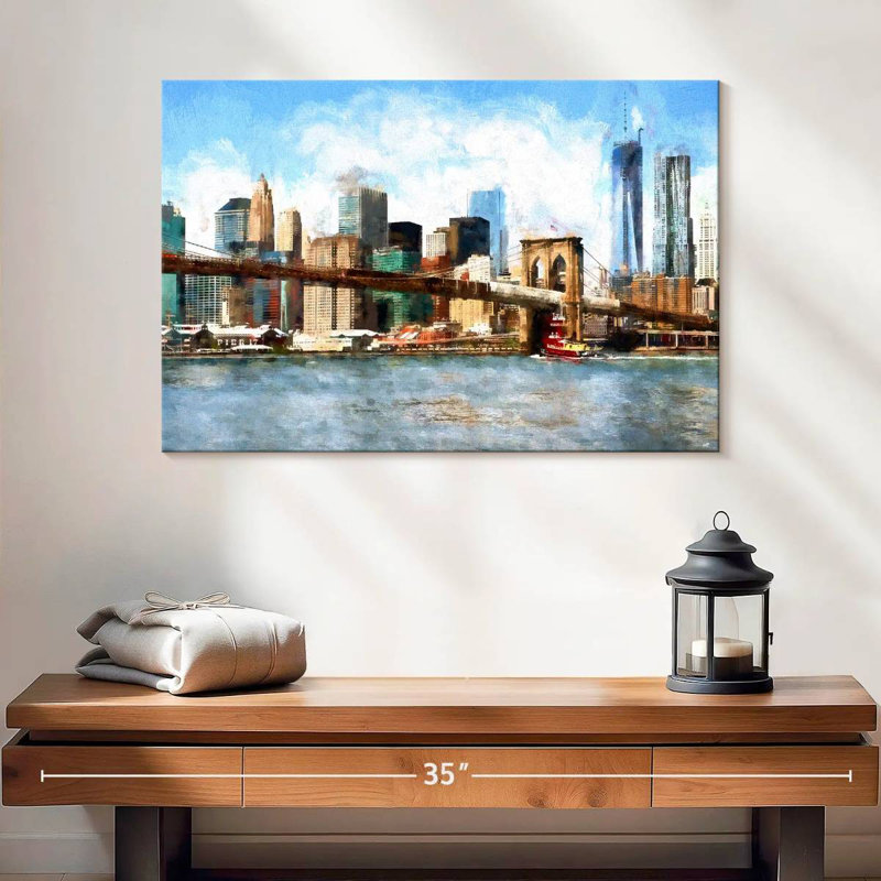 Pont Nicci Brooklyn, New York, H 16 po x l 24 po
