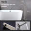 Robinet de baignoire autoportant monocommande à fixation au sol avec douche à main-57480028
