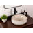 Natural Stone Vessel Bathroom Sink Circular Carson Ojinaga Marble