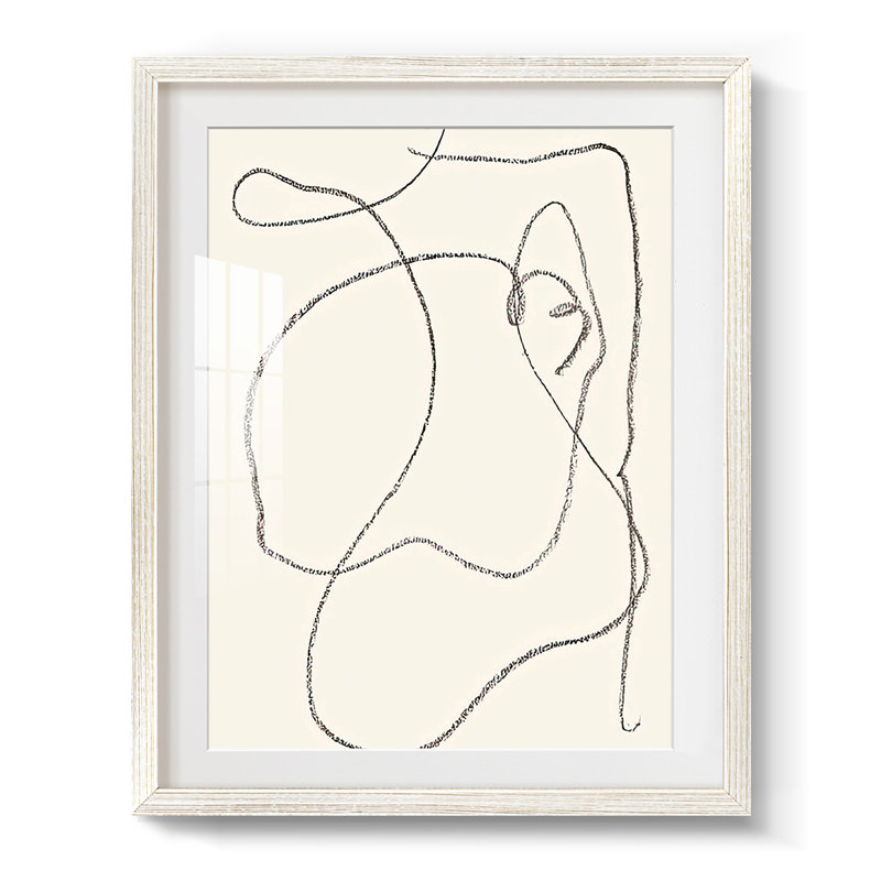 Ethereal Umber I -Framed Print, 28.5" H x 20.5" W, White
