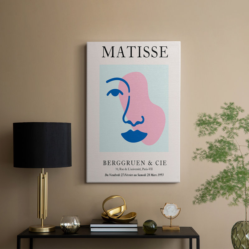 Matisse CDXCIX, reproduction d'art encadrée Cavas, H 12 po x l 8 po