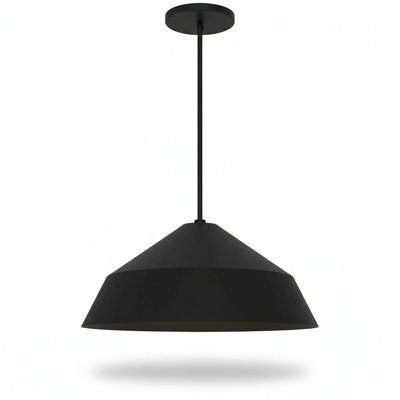 22 inch Diameter Integrated LED Black Pendant