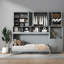 Lits peu encombrants avec rangement, lit escamotable simple en MDF pour bureau personnel