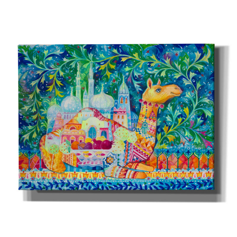 «Dromedary Camel» par Oxana Zaika, art mural sur toile, H 40 po x l 54 po x P 1,5 po