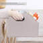 Boîte à jouets pliable pour chien - panier de rangement avec poignée, bac de rangement pour jouets pour animaux de compagnie, couverture, placard - beige