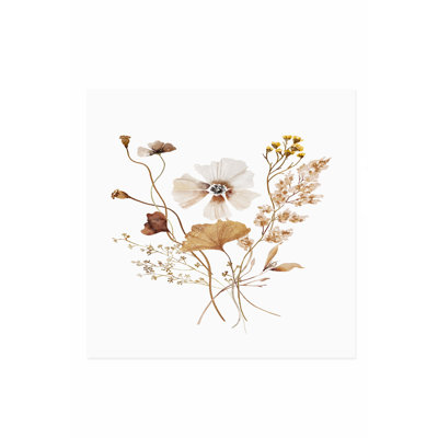 «Floral Watercolor Flowers II Farmhouse», reproduction d'art non encadrée