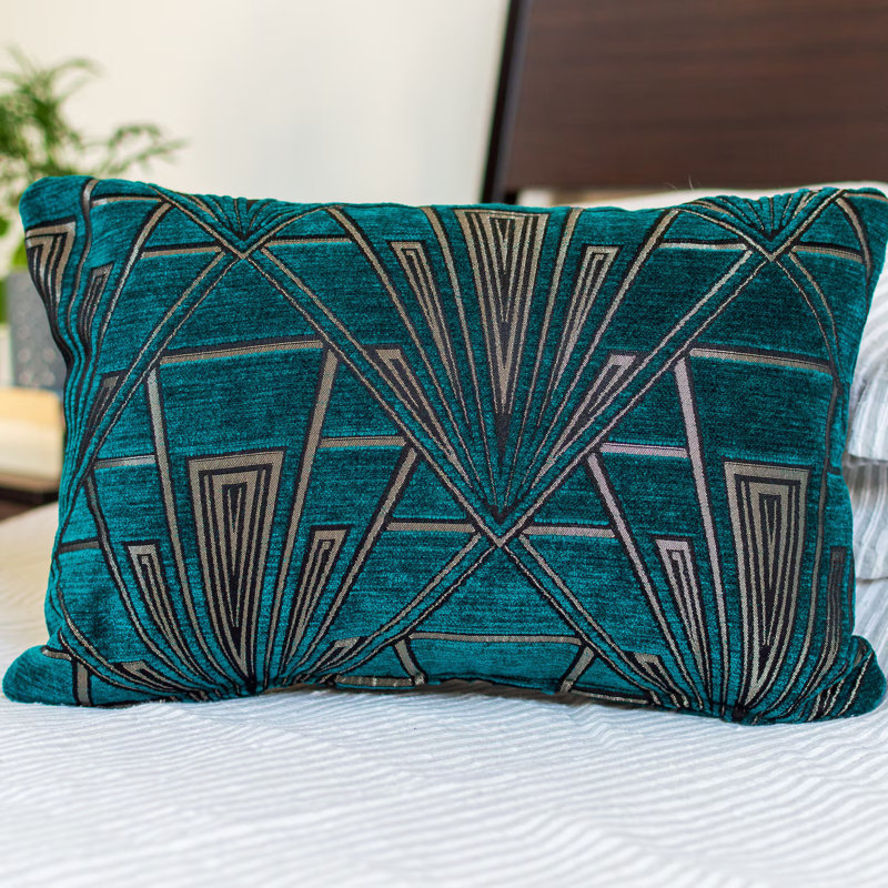 Geometric Cushion, Cover only, 43x30cm