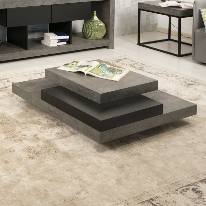 Desirre Solid Coffee Table, Grey