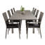 Jayesh 8 - Person Patio Dining Set with Extendable Rectangular Table , Cushions Included-65751512