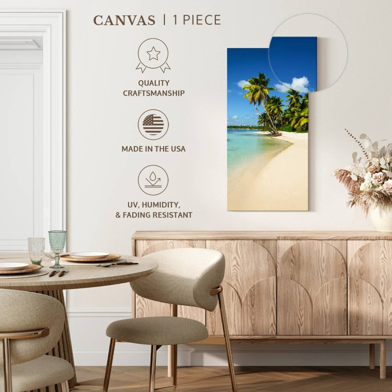 Sable blanc Caraïbes Henninger, H 30 po x l 15 po