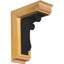 Support à fer à cheval triple traditionnel 4 "Orleans-108925299-108925302