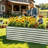 Outdoor Metal Raised Garden Bed, Rectangular Planter Box For Herbs, Flowers, And Deep Root Vegetables - Silver,8×2×2 Ft-546250554-546250557-546250559