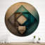 «Perfect imperfections» rétro graphique VIII - art mural moderne en bois géométrique - bois de pin naturel-1983223513