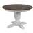  Hermelindo 7-Piece Round Extendable Solid Wood Pedestal Dining Set in White and Grey With 18" Takeout Leaf