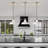 Gollenberg 1-Light Modern Dimmable Single Pendant Light in Matte White with Metal Shade-2074106964