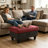 Darryn 35" Wide Upholstered Storage Ottoman-288930761