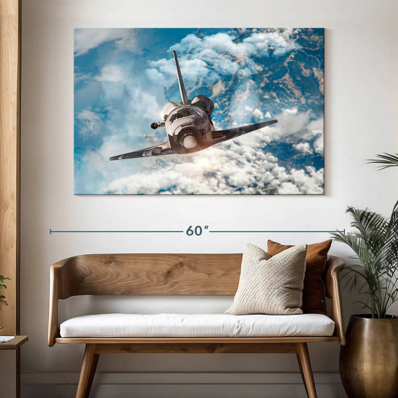 Oberle Spacecraft Ascent, 34" H x 51" W
