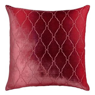 Velvet Throw Pillow, Square 20"H x 20"W, Boysenberry