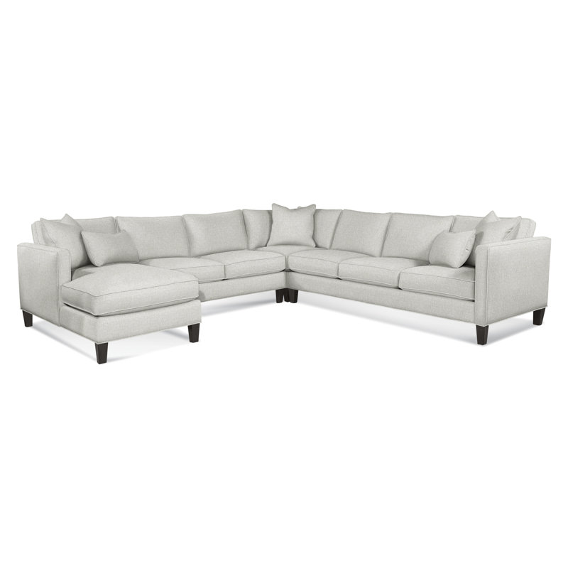 Sectional, Java, Basic Blue; 0317-63, Left Hand Facing