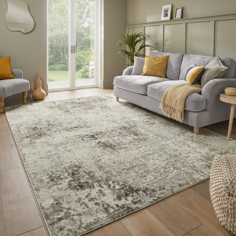 Edgeworth Machine Woven Grey/Ivory Rug