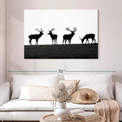 Brampt Elk Deer Silhouettes
